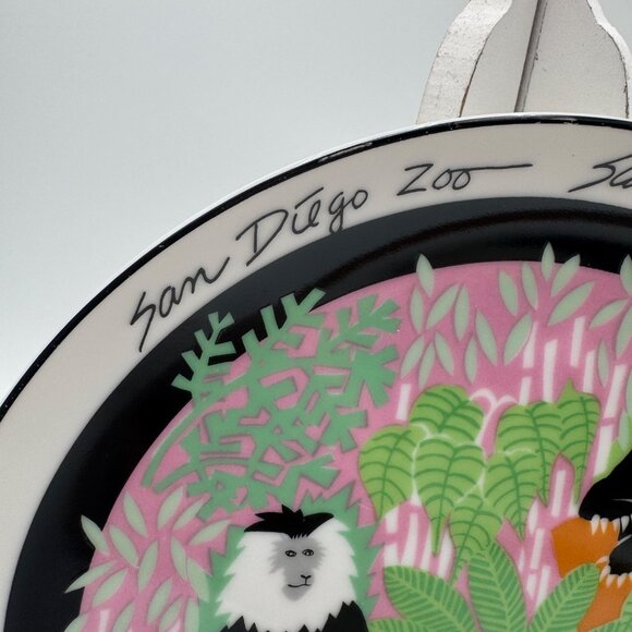 San Diego Zoo Sun Bear Forest Commemorative Souvenir plate Gotschalk - Picture 2 of 9